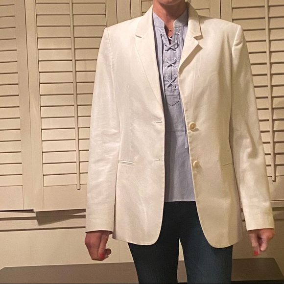 Helmut Lang white blazer/jacket - Picture 5 of 16